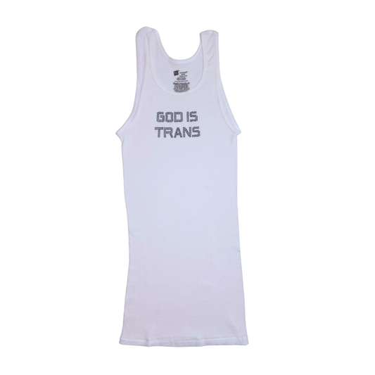God is Trans Rhinestone Wife Pleaser